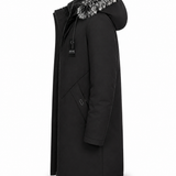 Veli™ — Herren Mid-Length Kapuzenmantel
