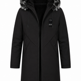 Veli™ — Herren Mid-Length Kapuzenmantel