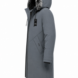 Veli™ — Herren Mid-Length Kapuzenmantel
