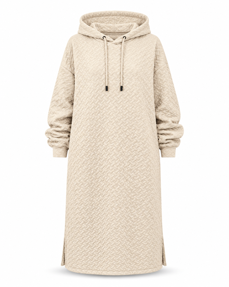 Gretl™ — Damen Kapuzenkleid mit Taschen