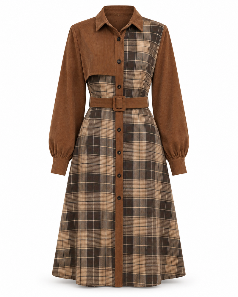 Ljubica™ — Damen Vintage Hemdkleid