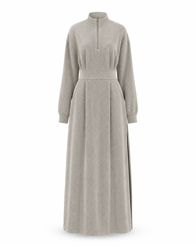 Jacqueline™ — Damen Minimalistisches A-Linien Kleid