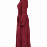 Stilla™ — Damen Tailliertes Cordkleid