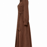 Stilla™ — Damen Tailliertes Cordkleid
