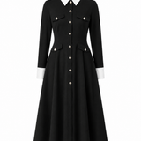 Minna™ — Damen Farbblock Kleid