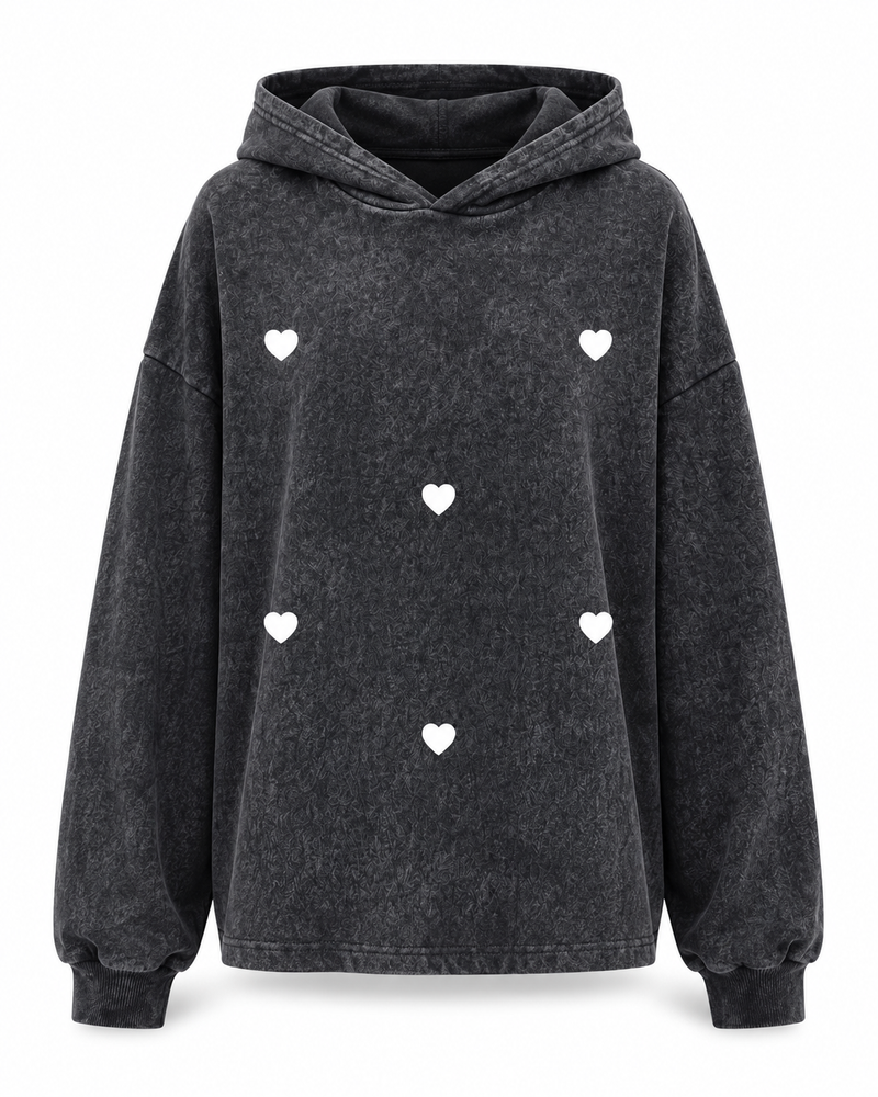 Hannchen™ — Damen Hoodie mit Herzprint