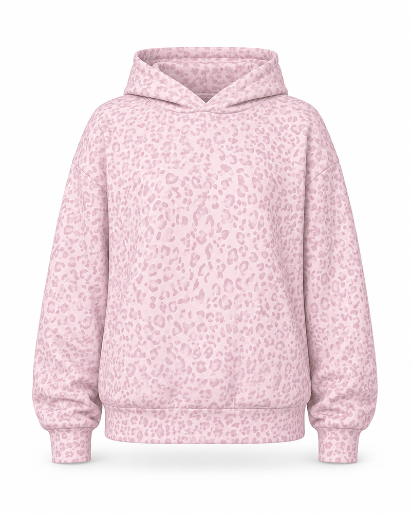 Lissy™ — Damen Hoodie mit Leopardenmuster