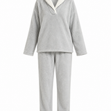 Ehrentraud™ — Damen Fleece Schlafanzug Set