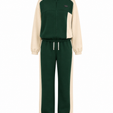 Marion™ — Damen Patchwork Sweatshirt Set